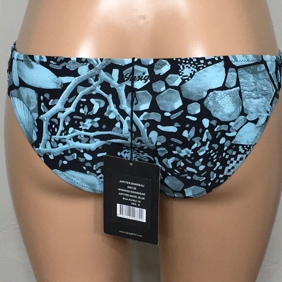 INSIGHT blue and black bikini bottoms. NWT - Picture 5 of 8